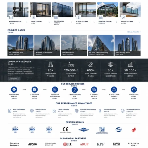 门窗  建材  铝材系统  幕墙工程