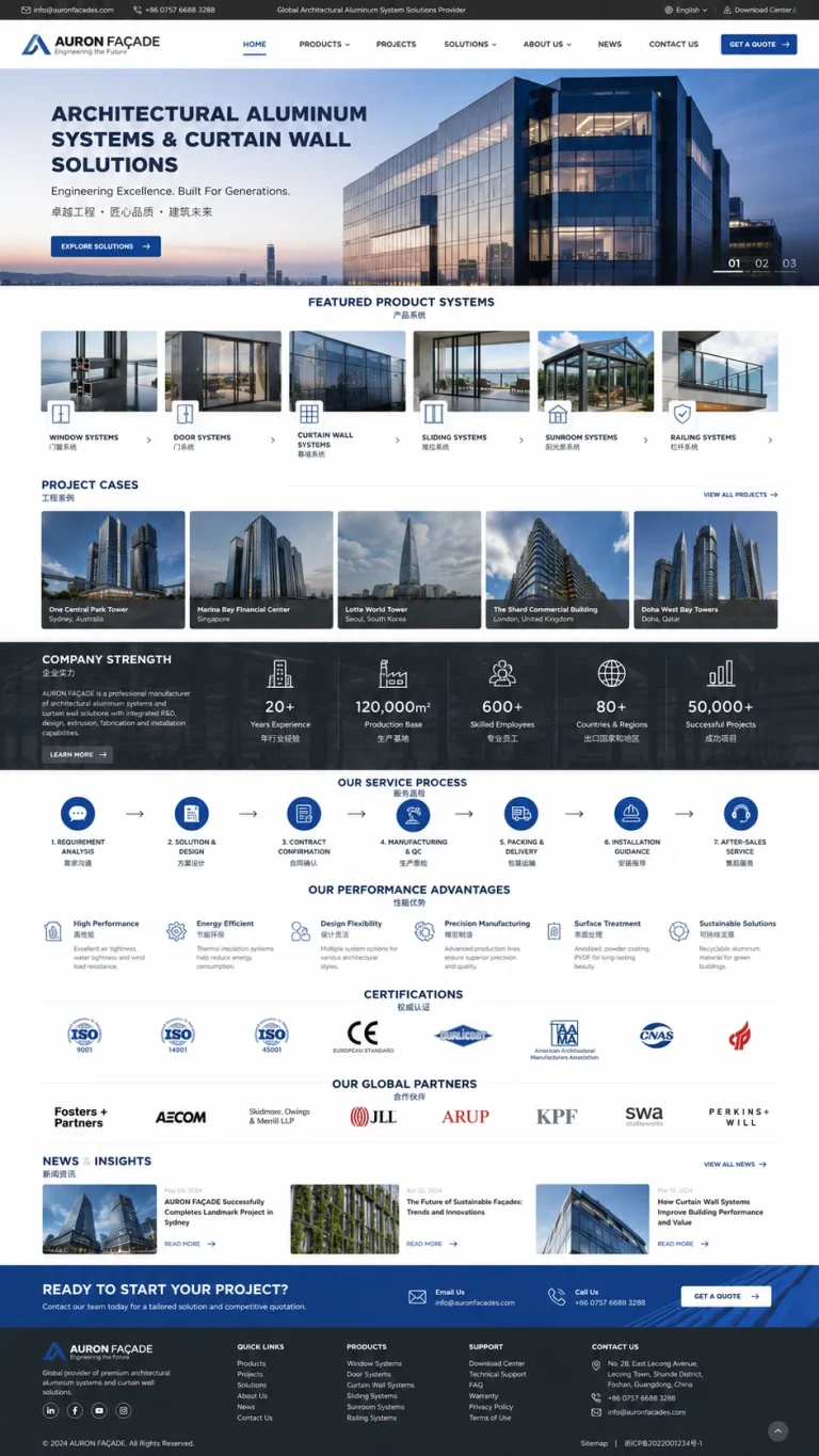 门窗  建材  铝材系统  幕墙工程